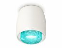 Ambrella XS1141023 Комплект накладного светильника с композитным хрусталем SWH/BL