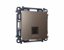 Ambrella MA642030 Комплект механизма телефонной розетки ALFA