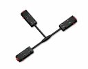 Ambrella GL1114 Коннектор питания T-образный для шинопровода Magnetic 220V BK