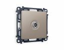 Ambrella MA373030 Комплект механизма TV розетки проходной ALFA