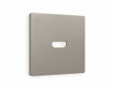 Ambrella AP3740 Лицевая панель ALFA (Серо-бежевый матовый) для HDMI розетки