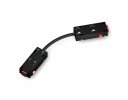 Ambrella GL1110 Коннектор питания гибкий для шинопровода Magnetic 220V BK