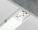Ambrella GP1800WH Алюминиевый профиль накладной 2000*23.8*6
