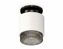 Ambrella XS7510062 Комплект накладного светильника с композитным хрусталем SWH/BK