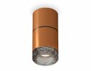 Ambrella XS7404042 Комплект накладного светильника с композитным хрусталем SCF/BK