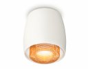 Ambrella XS1141024 Комплект накладного светильника с композитным хрусталем SWH/CF