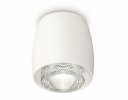Ambrella XS1141020 Комплект накладного светильника с композитным хрусталем SWH/CL