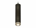 Ambrella XP6313001 Комплект подвесного светильника с композитным хрусталем SBK/CL