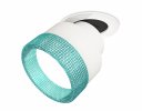 Ambrella XM8101543 Комплект встраиваемого поворотного светильника с композитным хрусталем SWH/BL