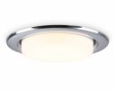 Ambrella Светильник встраиваемый CH хром GX53 max 12W D106*38 (кратность 10шт)