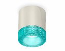 Ambrella XS7405005 Комплект накладного светильника с композитным хрусталем PSL/BL