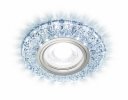Ambrella Встраиваемый точечный светильник со светодиодной лентой хром/прозрачный