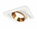 Ambrella XC7658024 Комплект встраиваемого поворотного светильника SWH/PYG