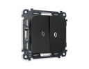 Ambrella MO804035 Комплект механизма 2-клавишного проходного выключателя с подсветкой 5600K
