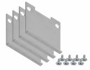 Ambrella GP8470 Заглушка SL серебро 25*25 для накладного алюминиевого профиля