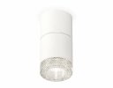 Ambrella XS7401162 Комплект накладного светильника с композитным хрусталем SWH/CL