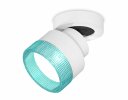 Ambrella XM8101043 Комплект накладного поворотного светильника с композитным хрусталем SWH/BL