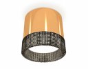 Ambrella XS8121021 Комплект накладного светильника с композитным хрусталем PYG/BK