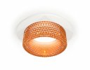 Ambrella XC6512044 Комплект встраиваемого светильника с композитным хрусталем SWH/CF