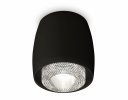 Ambrella XS1142020 Комплект накладного светильника с композитным хрусталем SBK/CL