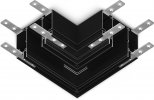 Ambrella GL1046 Коннектор угловой для шинопровода в натяжной потолок Magnetic 220V BK