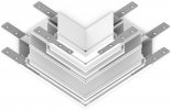 Ambrella GL1045 Коннектор угловой для шинопровода в натяжной потолок Magnetic 220V WH