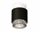 Ambrella XS7511042 Комплект накладного светильника с композитным хрусталем SBK/SWH/CL
