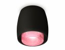 Ambrella XS1142022 Комплект накладного светильника с композитным хрусталем SBK/PI