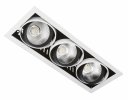 Ambrella T813 BK/CH 3*12W 4200K Карданный встраиваемый светодиодный светильник