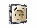 Ambrella MA609010 Комплект механизма электрической розетки ALFA