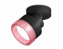 Ambrella XM8102042 Комплект накладного поворотного светильника с композитным хрусталем SBK/PI