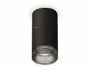 Ambrella XS7402162 Комплект накладного светильника с композитным хрусталем SBK/BK