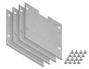 Ambrella GP8550 Заглушка 42*45 для накладного алюминиевого шинопровода