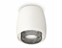 Ambrella XS1141021 Комплект накладного светильника с композитным хрусталем SWH/BK