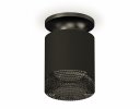 Ambrella XS7402064 Комплект накладного светильника с композитным хрусталем SBK/PBK/BK