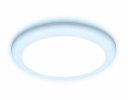 Ambrella DCR313 Встраиваемый cветодиодный светильник с подсветкой и регулируемым крепежом