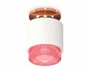 Ambrella XS7510142 Комплект накладного светильника с композитным хрусталем SWH/PI