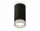 Ambrella XS8162010 Комплект накладного светильника с композитным хрусталем SBK/CL