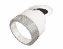 Ambrella XM8101540 Комплект встраиваемого поворотного светильника с композитным хрусталем SWH/CL
