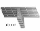 Ambrella GP8055 Соединитель Т 100*55*1.55 для алюминиевого профиля "Profile System"