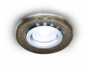Ambrella S290 BK Встраиваемый точечный светильник со светодиодной лентой MR16+3W
