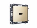Ambrella MA614010 Комплект механизма розетки HDMI 2.0 ALFA