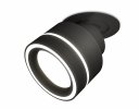 Ambrella XM8102523 Комплект встраиваемого поворотного светильника с акрилом SBK/FR