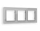 Ambrella AF330403 Рамка ALFA Platos (Серебро Стекло органическое) 3-ая