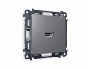 Ambrella MA664010 Комплект механизма розетки HDMI 2.0 ALFA