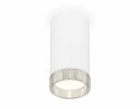 Ambrella XS8161010 Комплект накладного светильника с композитным хрусталем SWH/CL