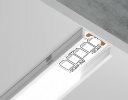 Ambrella GP1700WH Алюминиевый профиль накладной 2000*15.5*6