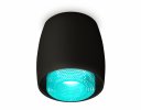Ambrella XS1142023 Комплект накладного светильника с композитным хрусталем SBK/BL