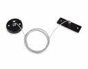 Ambrella GL1091 Подвес для накладного шинопровода Magnetic 220V BK