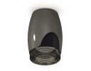 Ambrella XS1123011 Комплект накладного светильника с композитным хрусталем DCH/BK
